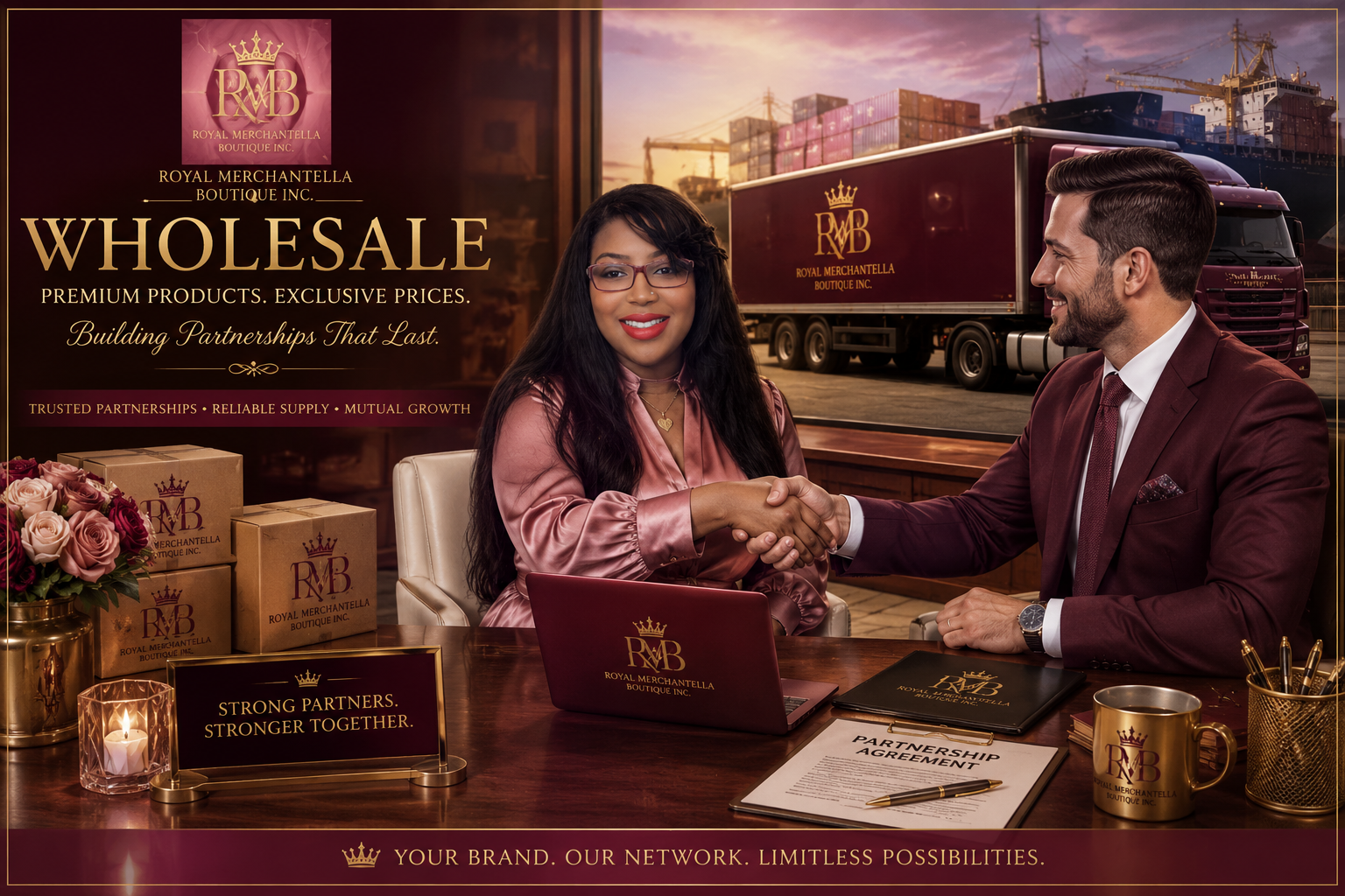 Royal Merchantella Boutique Inc — Celebrating our journey with you